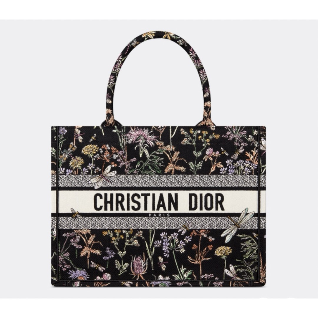 Christian Dior(クリスチャンディオール)の新品 定価以下 DIOR BOOK TOTE ミディアムバッグ ブラック レディースのバッグ(トートバッグ)の商品写真