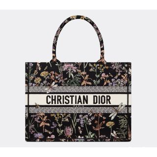 クリスチャンディオール(Christian Dior)の新品 定価以下 DIOR BOOK TOTE ミディアムバッグ ブラック(トートバッグ)