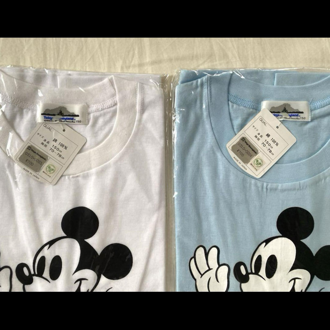 Disney(ディズニー)の【新品レア】80年後半〜90年前半　東京ディズニーランド　Tシャツ　2枚 キッズ/ベビー/マタニティのキッズ服女の子用(90cm~)(Tシャツ/カットソー)の商品写真