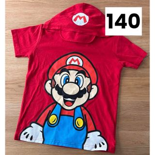 ニンテンドースイッチ(Nintendo Switch)の新品　スーパーマリオ　Tシャツ　140 フードつき　パーカー(Tシャツ/カットソー)