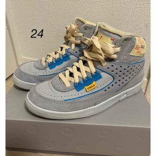 ナイキ(NIKE)のNike Union AirJordan 2 Grey Fog エアジョーダン2(スニーカー)