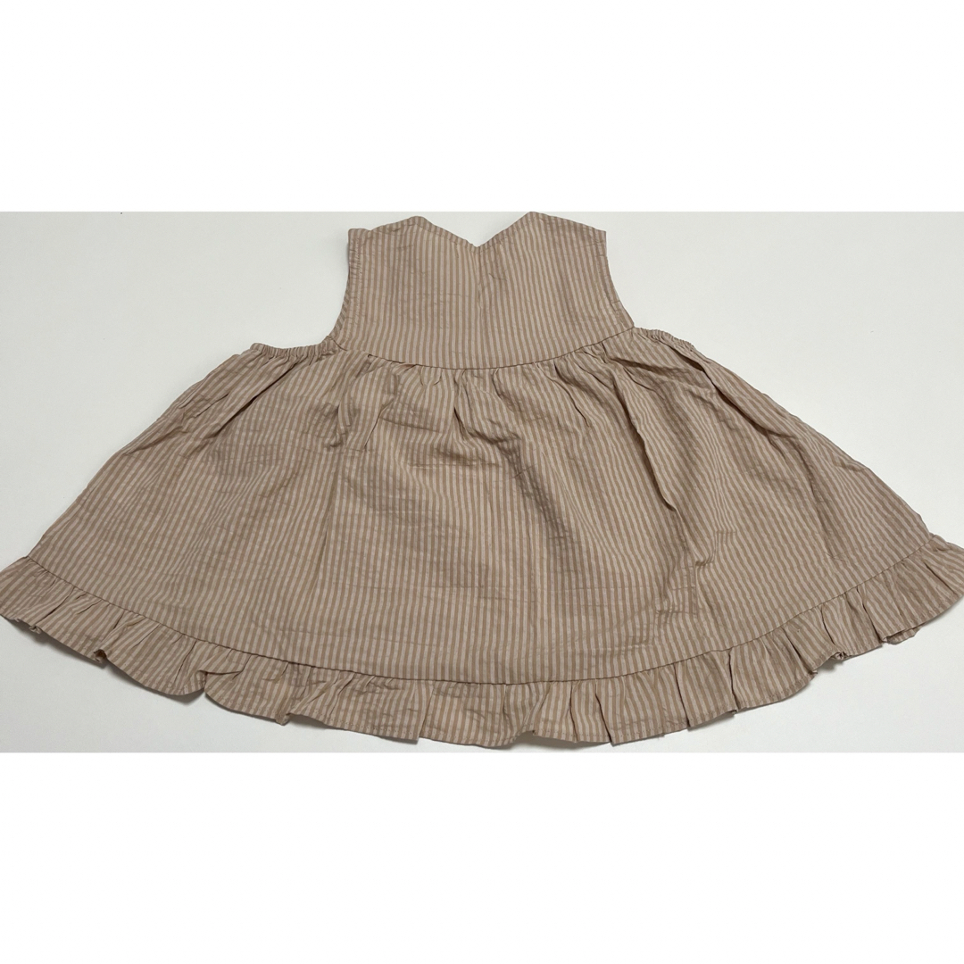 Caramel baby&child (キャラメルベビー&チャイルド)の【PETITMIG】子供服 ストライプチュニック 100size 【プチミグ】 キッズ/ベビー/マタニティのキッズ服女の子用(90cm~)(その他)の商品写真