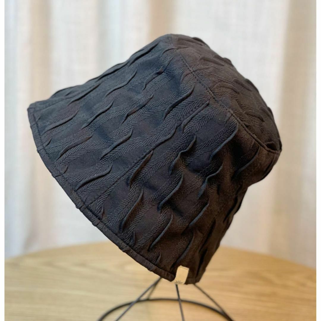 バケットハット 帽子 ブラック 可愛い 韓国　オルチャン　シンプル レディースの帽子(ハット)の商品写真