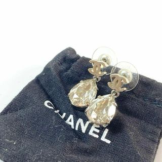 シャネル(CHANEL)のシャネル CHANEL ピアス クリスタル ココマーク 保存袋付き(ピアス)