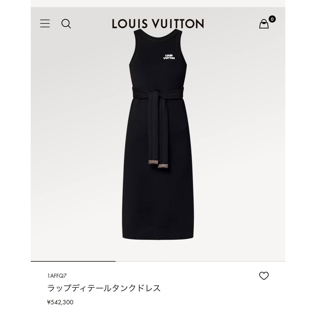 LOUIS VUITTON(ルイヴィトン)のルイヴィトン　ワンピース レディースのワンピース(ミニワンピース)の商品写真