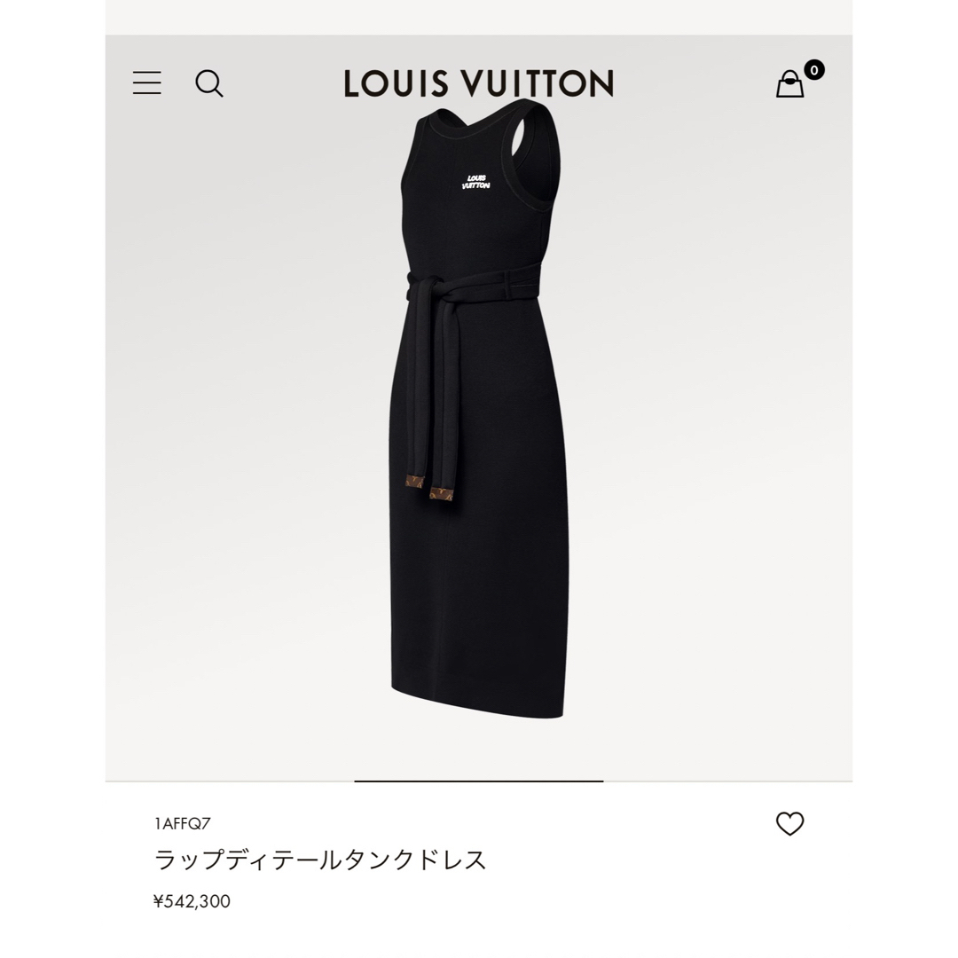 LOUIS VUITTON(ルイヴィトン)のルイヴィトン　ワンピース レディースのワンピース(ミニワンピース)の商品写真