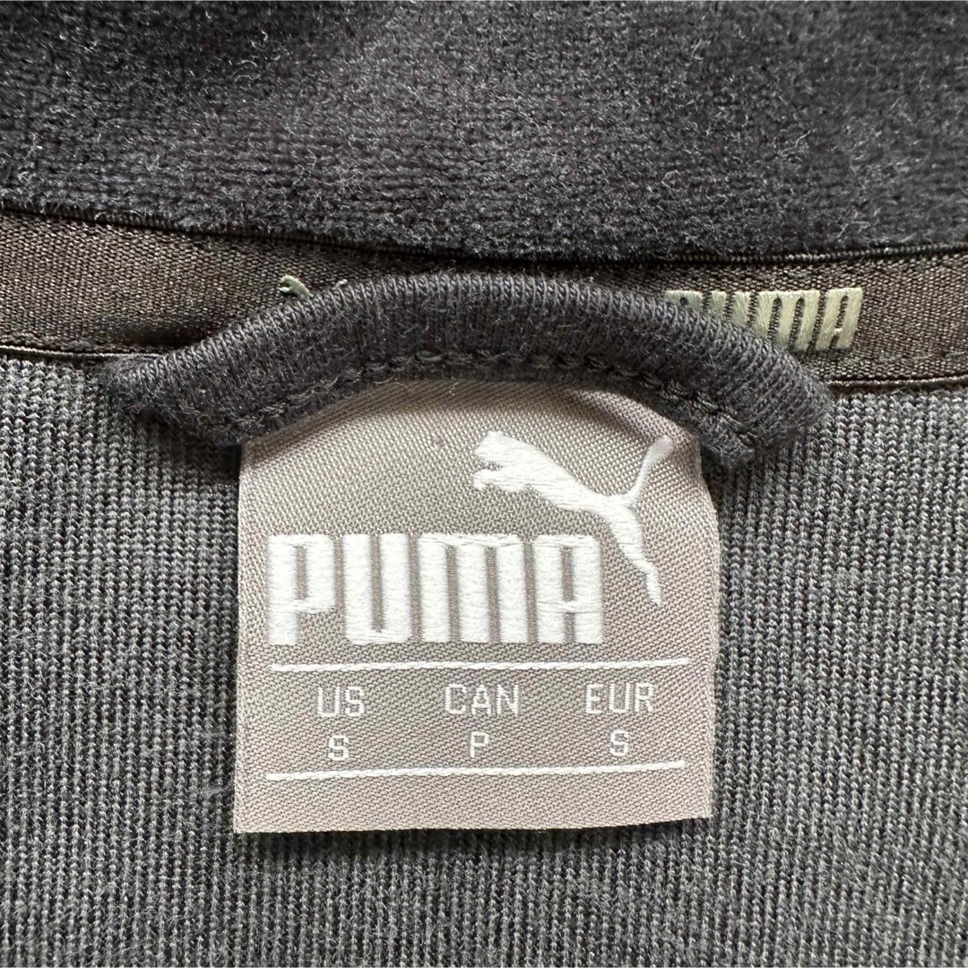 PUMA(プーマ)の【PUMA】プーマ S トラックジャケット ベロア ジャージ 刺繍 ブラック メンズのトップス(ジャージ)の商品写真