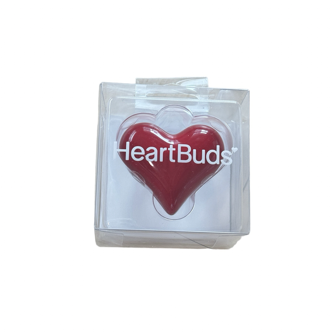 【新品未使用】HeartBuds ハート型充電器　レッド typeC スマホ/家電/カメラの生活家電(変圧器/アダプター)の商品写真