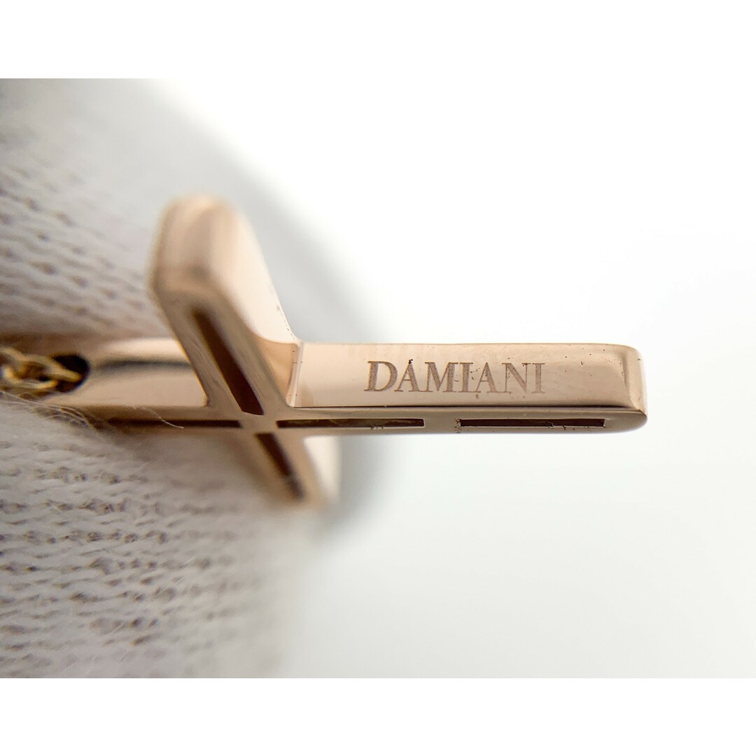 Damiani(ダミアーニ)のDAMIANI ダミアーニ 750 K18 18金ピンクゴールド D-side ディサイド クロス ダイヤモンド ネックレス アクセサリー ジュエリー レディースのアクセサリー(ネックレス)の商品写真