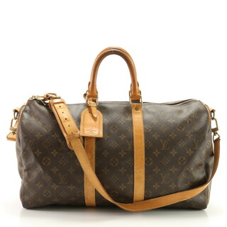 ルイヴィトン(LOUIS VUITTON)のルイヴィトン モノグラム キーポル バンドリエール45 M41418 2WAY ボストン バッグ 斜め掛け 出張 旅行 ショルダー メンズ MMM AB2-3(ボストンバッグ)