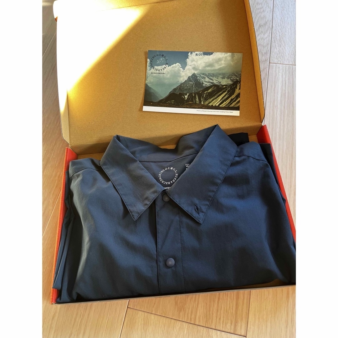 ⭐︎⭐︎⭐︎様専用山と道　XL　ＵLシャツ　インディゴ メンズのトップス(シャツ)の商品写真