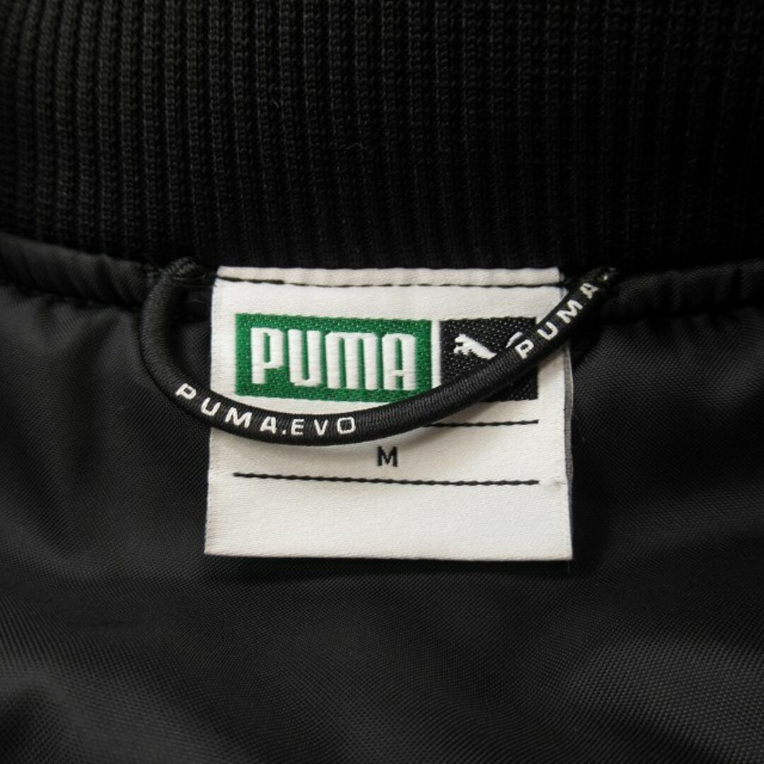 PUMA(プーマ)の美品 プーマ PUMA ボンバージャケット ロゴ リフレクター プリント メンズのジャケット/アウター(ブルゾン)の商品写真