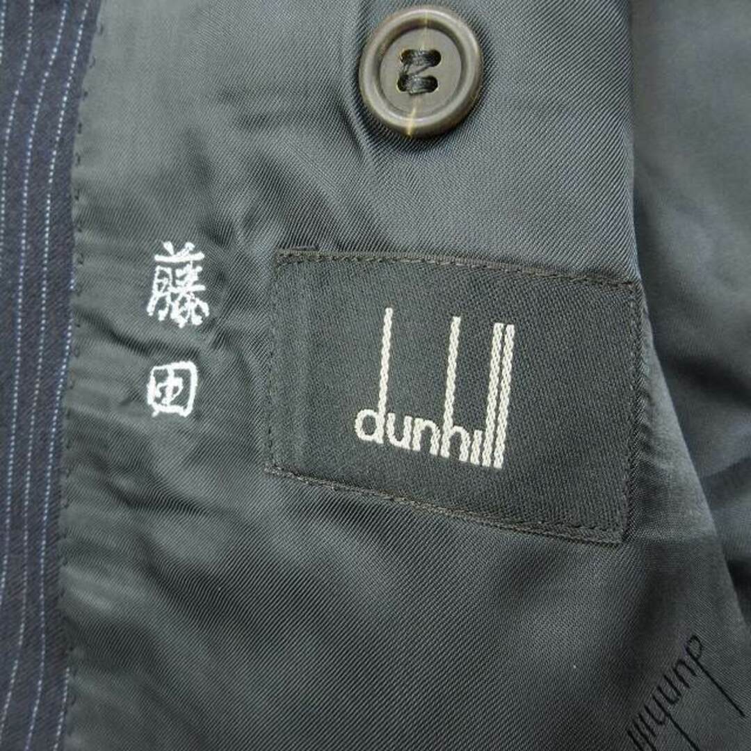 Dunhill(ダンヒル)の美品 ダンヒル dunhill 秋冬 ピンストライプ シングル スーツ ウール メンズのスーツ(スーツジャケット)の商品写真