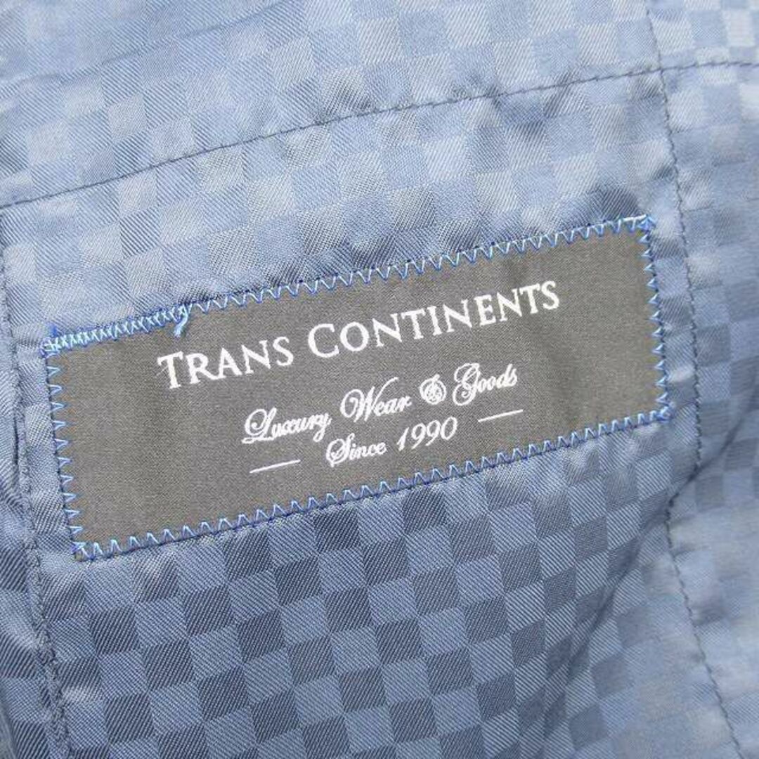 TRANS CONTINENTS(トランスコンチネンツ)の美品 トランスコンチネンツ ハウンドトゥース テーラードジャケット ブレザー メンズのジャケット/アウター(テーラードジャケット)の商品写真