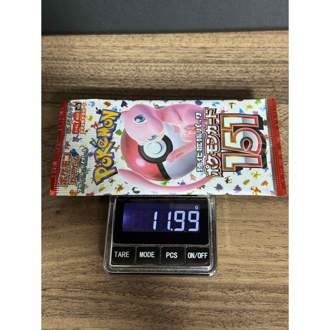 ポケモンカード 151 11.99g 重量パック エンタメ/ホビーのトレーディングカード(Box/デッキ/パック)の商品写真