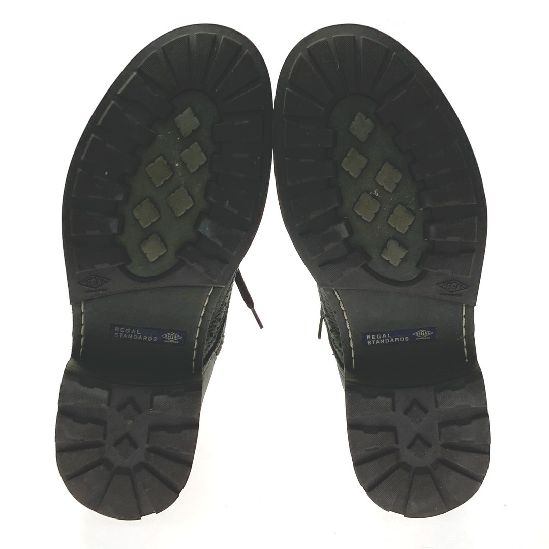 REGAL(リーガル)の☆☆REGAL リーガル レースアップブーツ GORE-TEX レザー GN41 63GR グリーン系 SIZE 26cm メンズ メンズの靴/シューズ(ブーツ)の商品写真