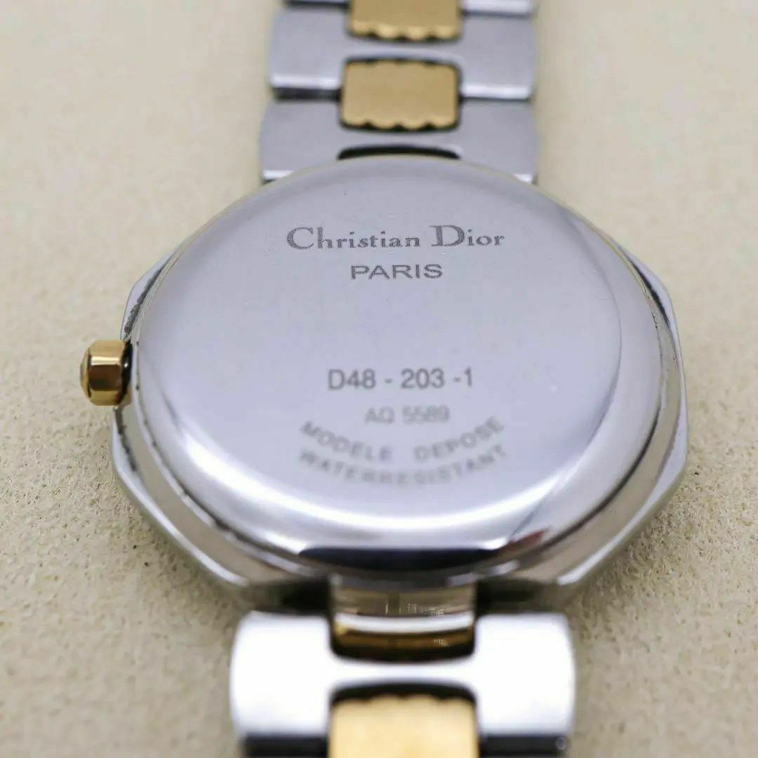 Christian Dior(クリスチャンディオール)の《美品》Christian Dior 腕時計 ストーンインデックス オクタゴンy レディースのファッション小物(腕時計)の商品写真