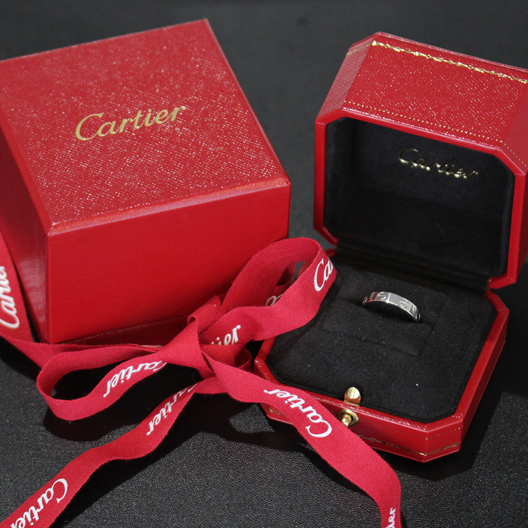 Cartier(カルティエ)のカルティエ プラチナ ミニラブリング 10号(50)レディース指輪 PT950 レディースのアクセサリー(リング(指輪))の商品写真