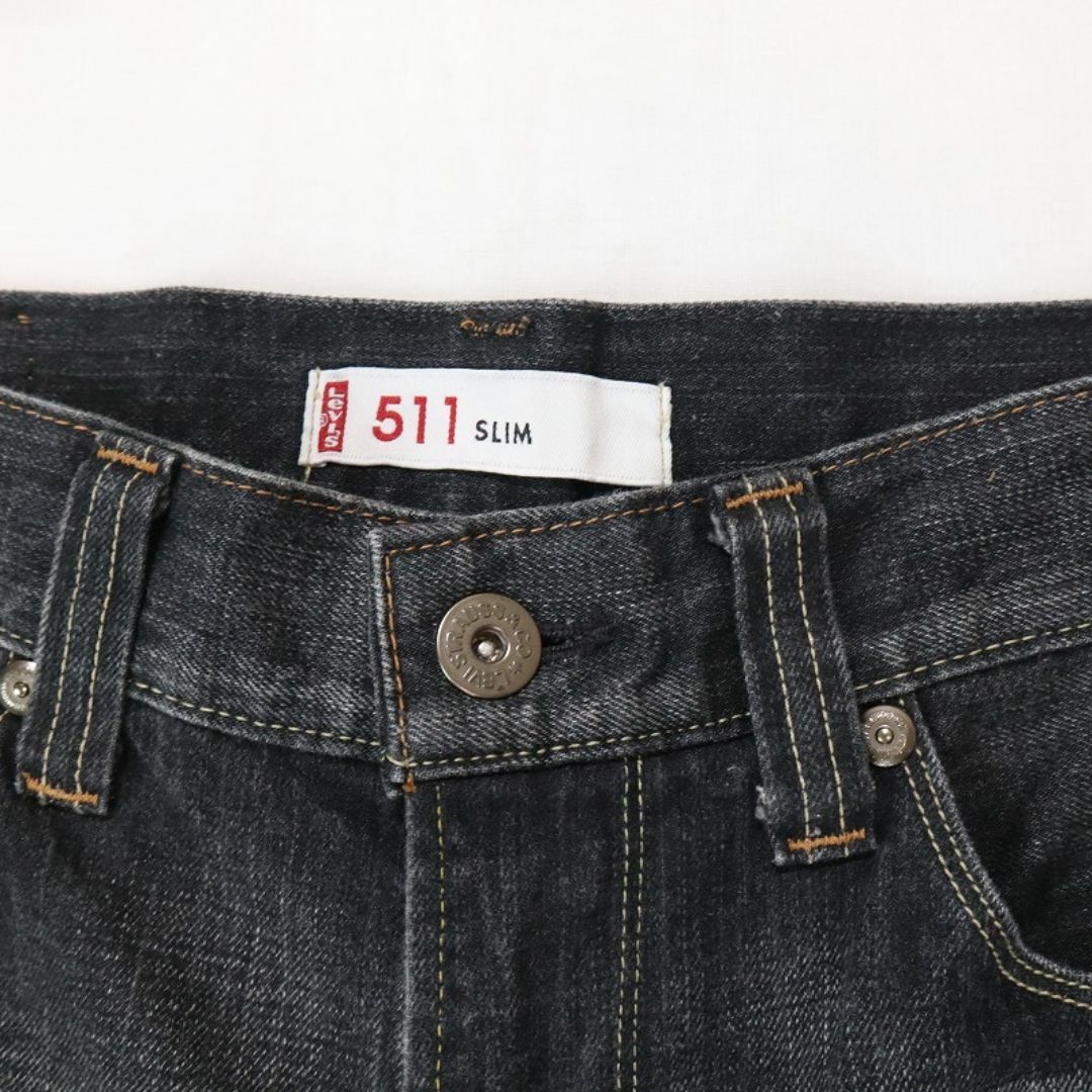 Levi's(リーバイス)の大きいサイズ リーバイス511 ストレートジーンズ ヴィンテージ加工デニムW34 メンズのパンツ(デニム/ジーンズ)の商品写真