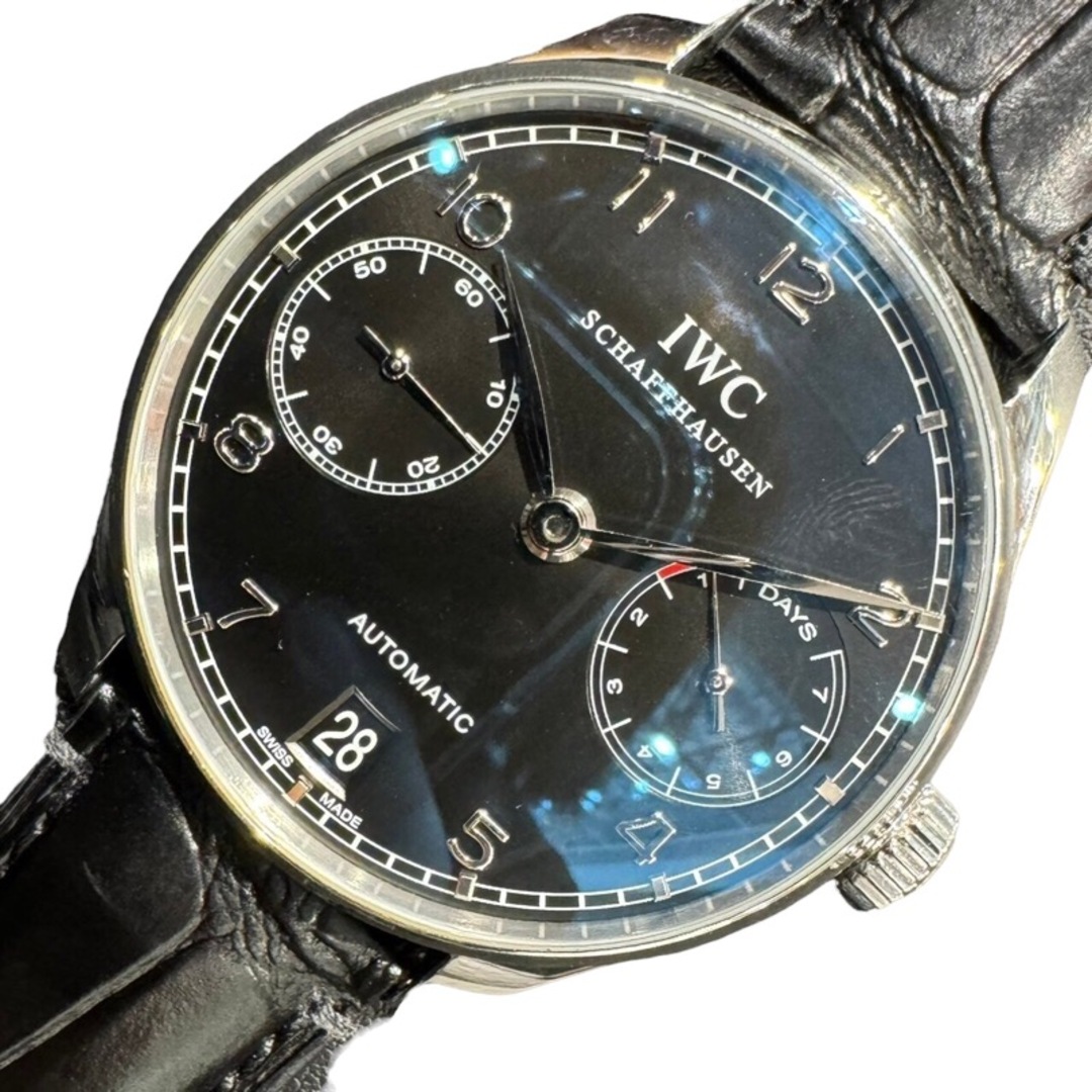 IWC(インターナショナルウォッチカンパニー)の　インターナショナルウォッチカンパニー IWC ポルトギーゼ オートマテッィック 7デイズ IW500109 ステンレススチール メンズ 腕時計 メンズの時計(その他)の商品写真