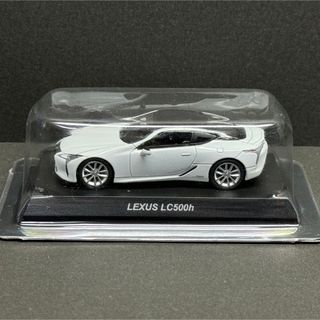 キョウショウ(京商)の非売品 京商 1/64 レクサス LC500h ホワイト 美品(ミニカー)