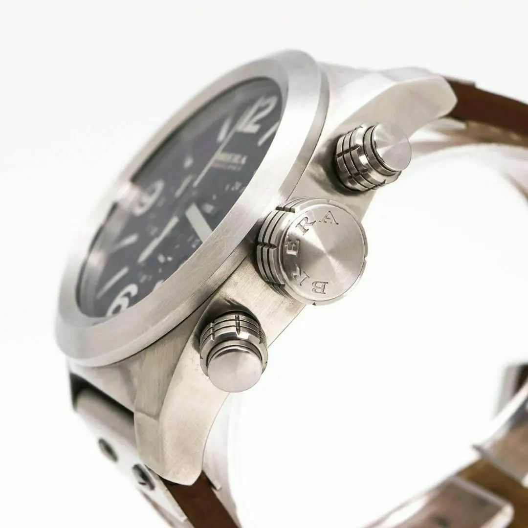 《希少》BRERA OROLOGI 腕時計 クロノグラフ デイト 木箱付き p メンズの時計(腕時計(アナログ))の商品写真
