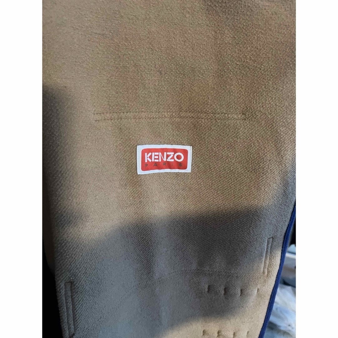 KENZO - KENZO チェック フード コート KENZO Checked hoodedの KENZO - KENZO チェック フード コート KENZO Checked hoodedの