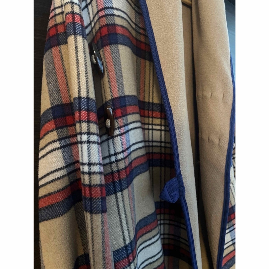 KENZO - KENZO チェック フード コート KENZO Checked hoodedの KENZO - KENZO チェック フード コート KENZO Checked hoodedの