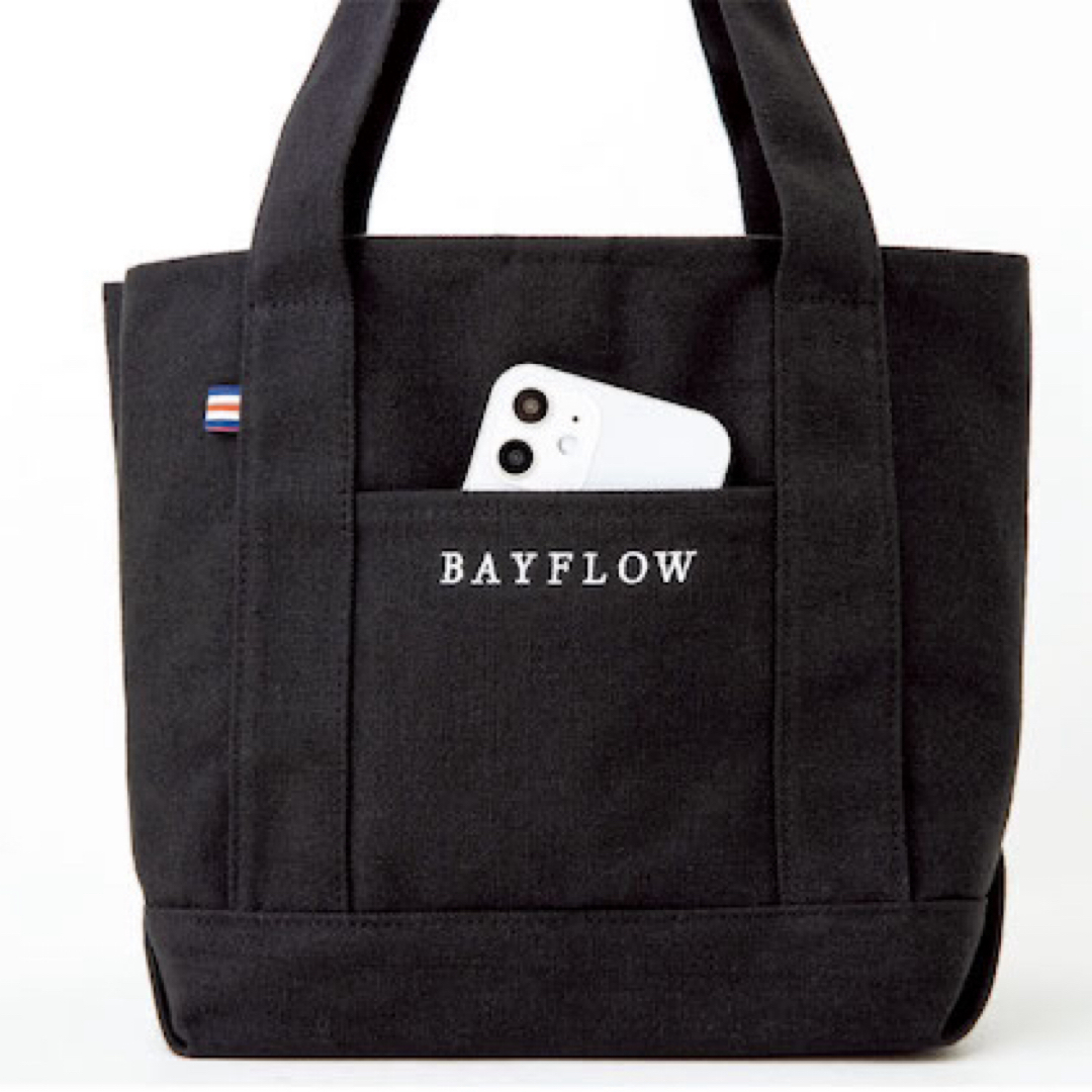 BAYFLOW(ベイフロー)のBAYFLOW LOGO 5ポケット底板つき 自立 トートバッグ TOTEBAG レディースのバッグ(トートバッグ)の商品写真