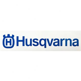 [20㎝]Husqvarna ハスクバーナ カッティング ステッカー◆ブルー◆(その他)