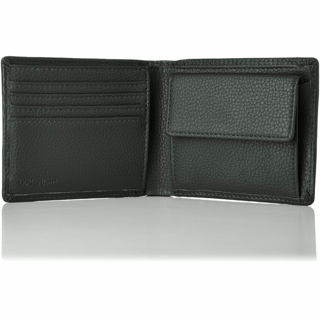 【色: グリーン】[ゴールデンベア] 折り財布 メンズ財布 2つ折り シュリンク メンズのバッグ(その他)の商品写真