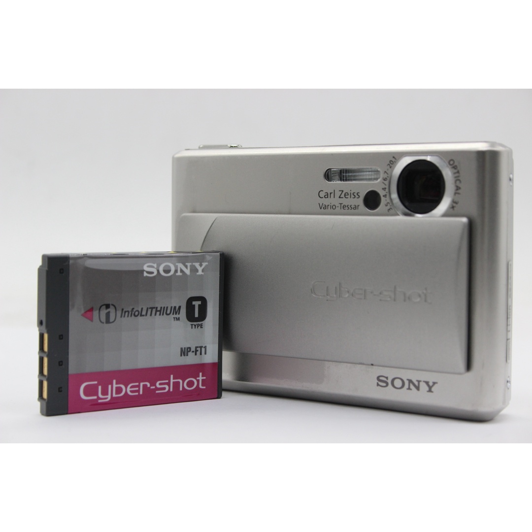 【返品保証】 ソニー SONY Cyber-shot DSC-T1 3x バッテリー付き コンパクトデジタルカメラ  s9602 スマホ/家電/カメラのカメラ(コンパクトデジタルカメラ)の商品写真