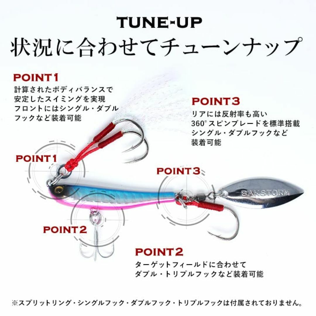 【色:シルバー/シルバー_サイズ:10g】ハイクオリティ スイム ジグ メタルジ スポーツ/アウトドアのフィッシング(その他)の商品写真