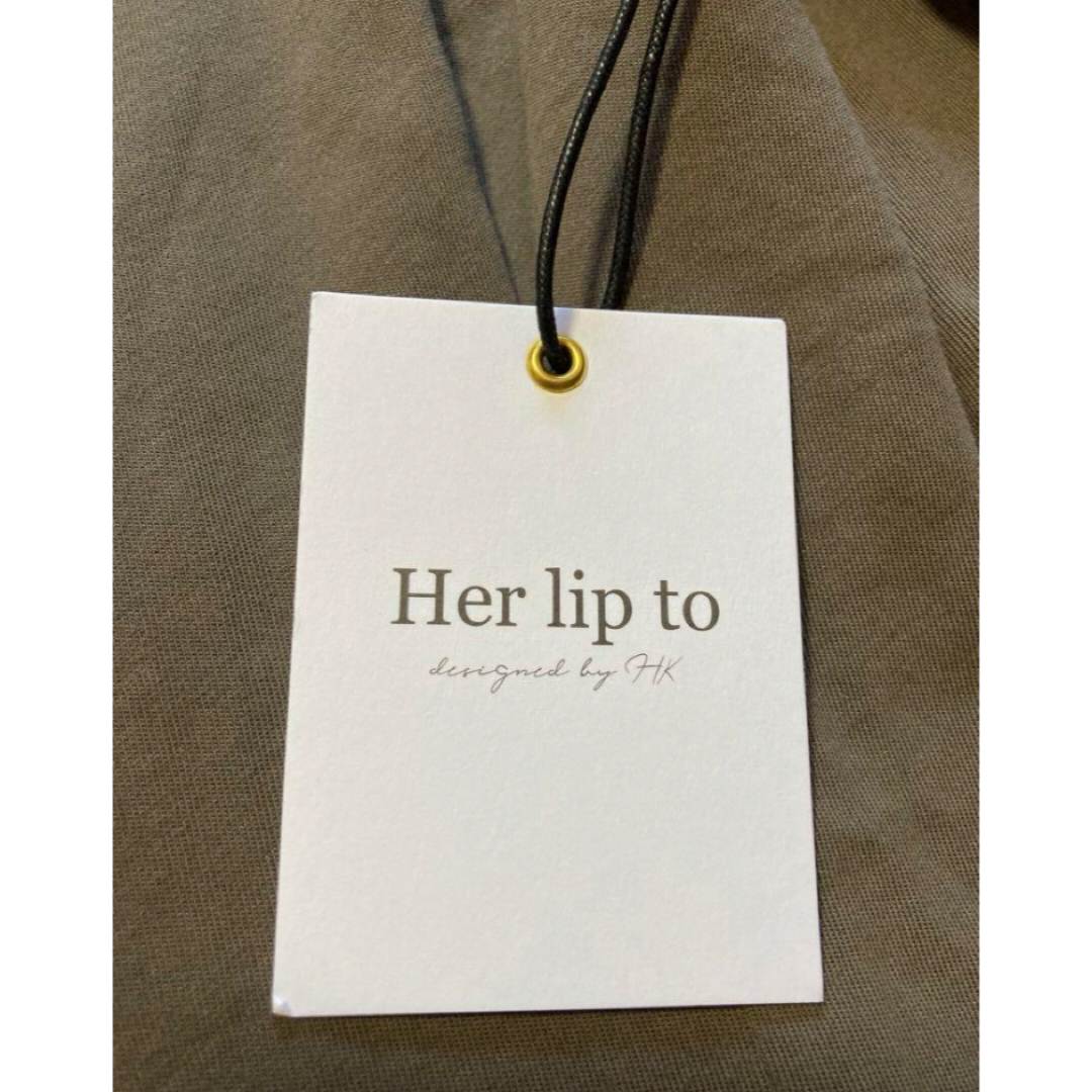 Her lip to(ハーリップトゥ)のHer lip to Sleeveless Cotton Tee Dress レディースのワンピース(ひざ丈ワンピース)の商品写真