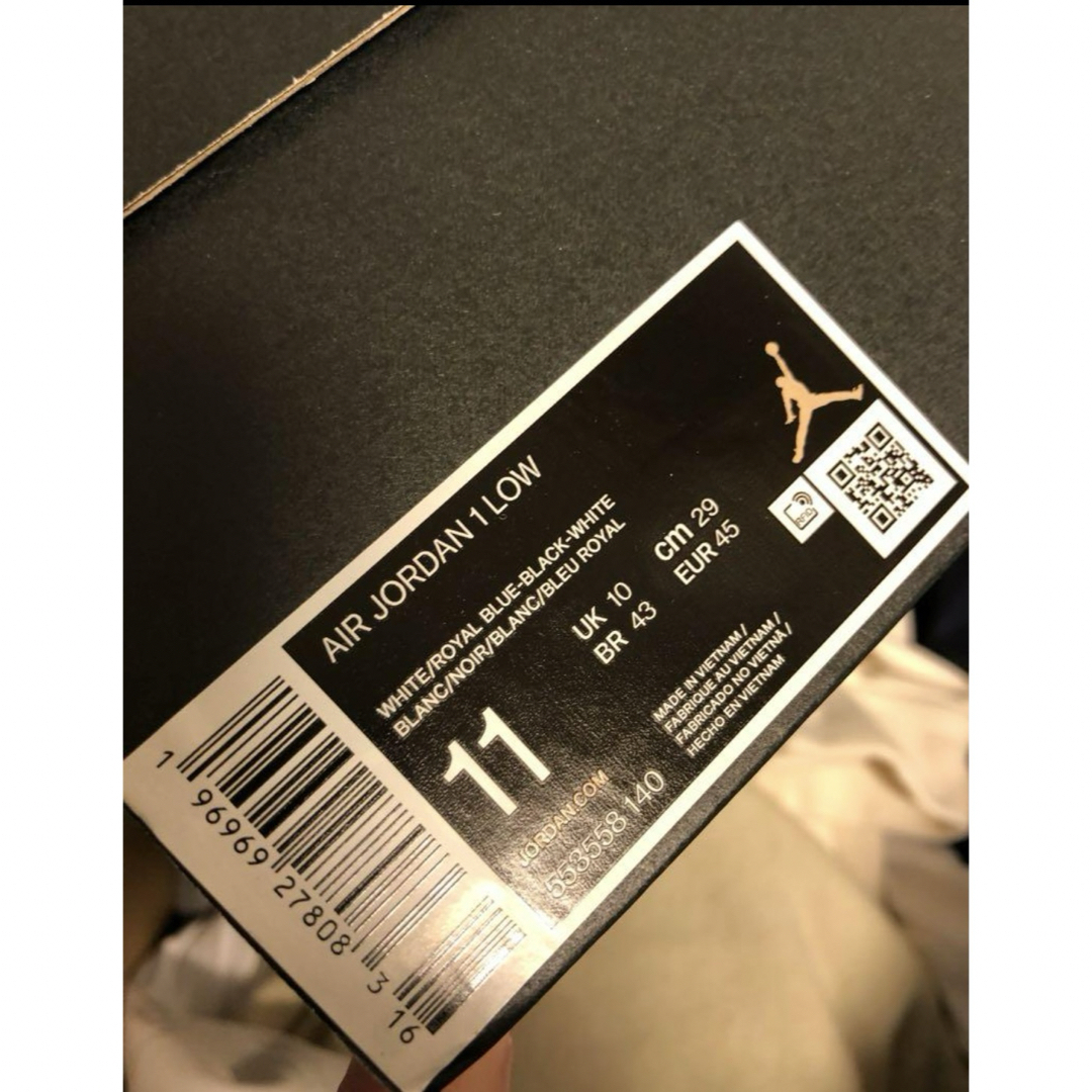 NIKE(ナイキ)の￥16500新品ナイキ　AIR JORDAN 1 LOW ジョーダン【29cm】 メンズの靴/シューズ(スニーカー)の商品写真