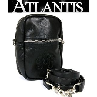 クロムハーツ(Chrome Hearts)のCHROME HEARTS 銀座店 クロムハーツ TAKA MINI タカミニ ショルダーバッグ 3セメタリー クロスパッチ レザー 黒 94990(ショルダーバッグ)