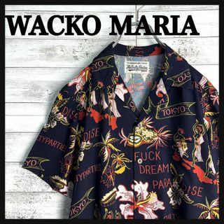 ワコマリア(WACKO MARIA)の8955【人気デザイン】ワコマリア☆総柄定番カラー半袖シャツ　入手困難(シャツ)