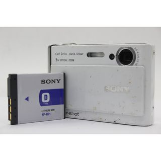 【返品保証】 ソニー SONY Cyber-shot DSC-T70 ホワイト 3x バッテリー付き コンパクトデジタルカメラ  s9605(コンパクトデジタルカメラ)