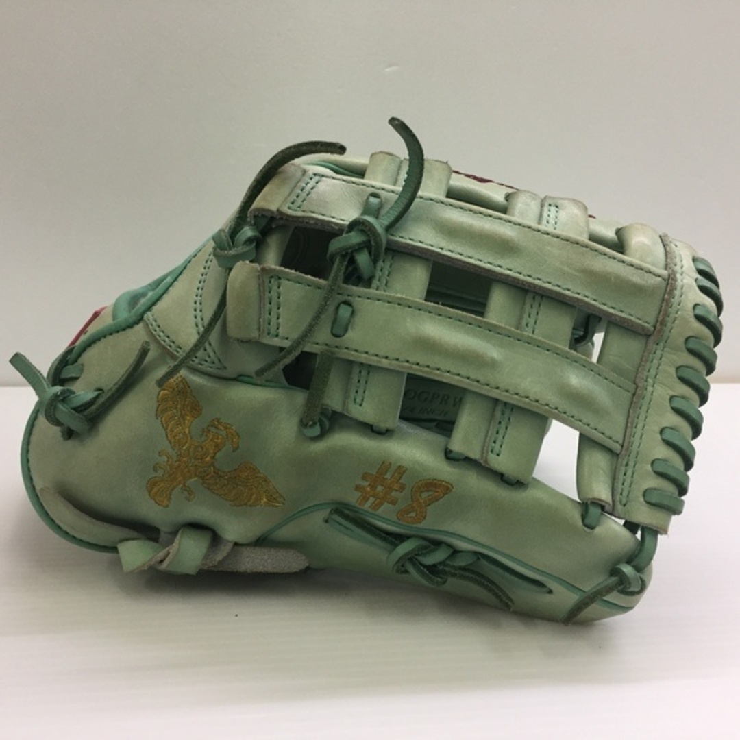 Rawlings(ローリングス)の中古品 ローリングス Rawlings プロプリファード 硬式 外野手用オーダーグローブ GHSOGPRW 刺繍入り 1194 スポーツ/アウトドアの野球(グローブ)の商品写真