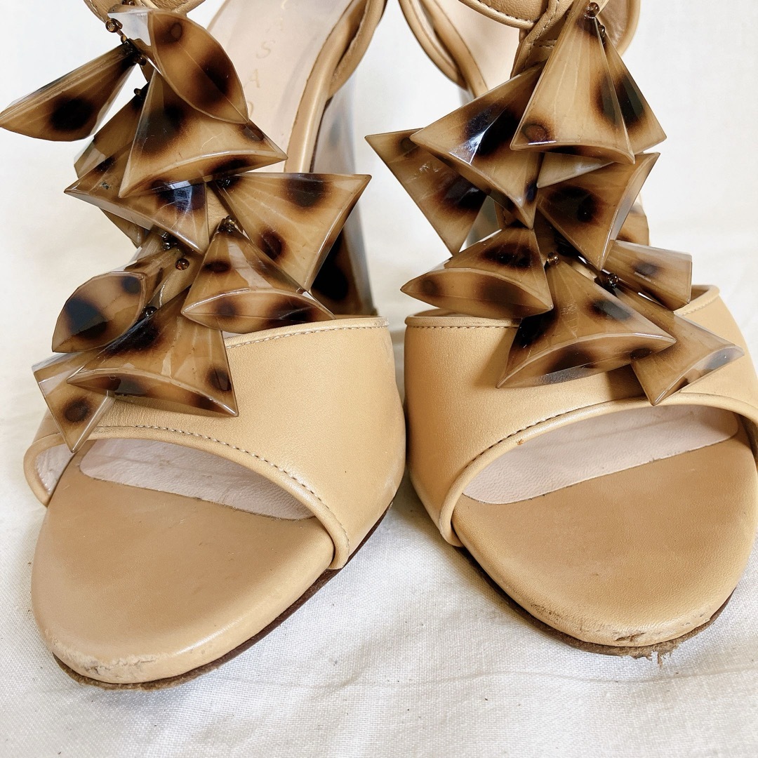 カサデイ　サンダル　豹柄　ウエッジ　CASADEI レディースの靴/シューズ(サンダル)の商品写真