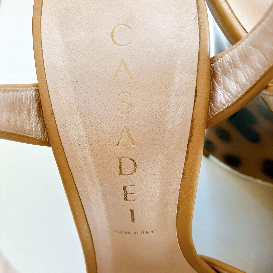 カサデイ　サンダル　豹柄　ウエッジ　CASADEI レディースの靴/シューズ(サンダル)の商品写真