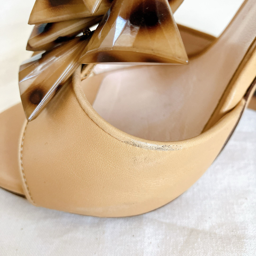 カサデイ　サンダル　豹柄　ウエッジ　CASADEI レディースの靴/シューズ(サンダル)の商品写真