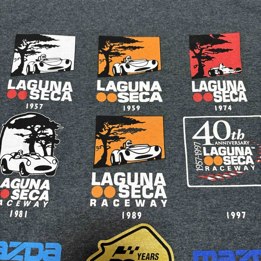 新品未■LAGUNA SECA■メモリアル アニバーサリー バイク Tシャツ M メンズのトップス(Tシャツ/カットソー(半袖/袖なし))の商品写真