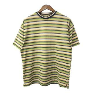 LERROS ボーダー 半袖Ｔシャツ マルチカラー (メンズ M) 中古 古着 Q6506(Tシャツ/カットソー(半袖/袖なし))