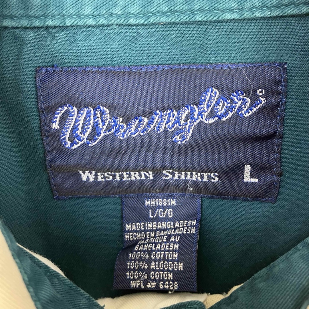 Wrangler(ラングラー)のラングラー 古着 クレイジーパターン マルチカラー 長袖 ウエスタンシャツ メンズのトップス(シャツ)の商品写真