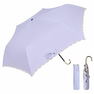 【色: 星柄-パープル】日傘 折りたたみ傘 超軽量 174g/194g UVカッ(その他)