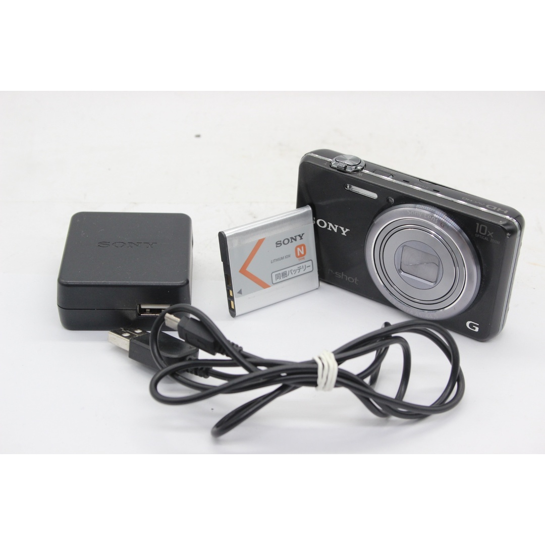 【返品保証】 ソニー SONY Cyber-shot DSC-WX170 ブラック 10x バッテリー付き コンパクトデジタルカメラ  s9614 スマホ/家電/カメラのカメラ(コンパクトデジタルカメラ)の商品写真