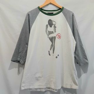 アップルバム(APPLEBUM)のAPPLEBUM アップルバム　七分袖ラグランカットソー　オーバーサイズ　L(Tシャツ/カットソー(七分/長袖))