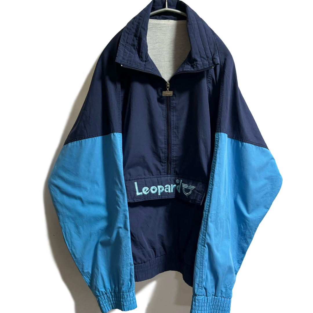 VINTAGE(ヴィンテージ)のLeopard ナイロンジャケット アノラック ハーフジップ ヴィンテージ メンズのジャケット/アウター(ナイロンジャケット)の商品写真