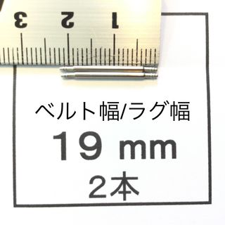 腕時計 バネ棒 ばね棒2本 19mm用 即決 即発送 画像3枚 R(その他)